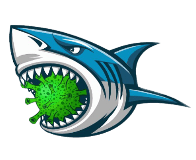 The Mold Shark mascot